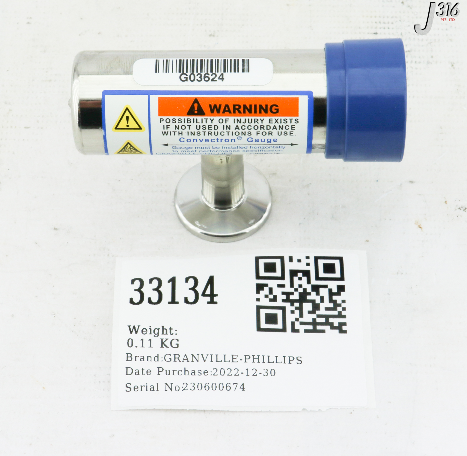 その他 p_n 33134 GRANVILLE-PHILLIPS CONVECTRON GAUGE SENSOR 275816 | eBay